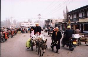 View of a street in HOTAN-CHINA